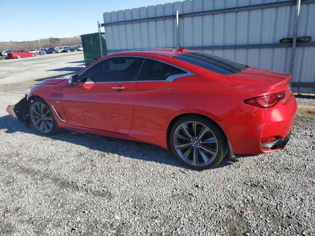 JN1FV7EL6JM630996 - 2018 INFINITI Q60 RED SPORT 400 RED photo 2