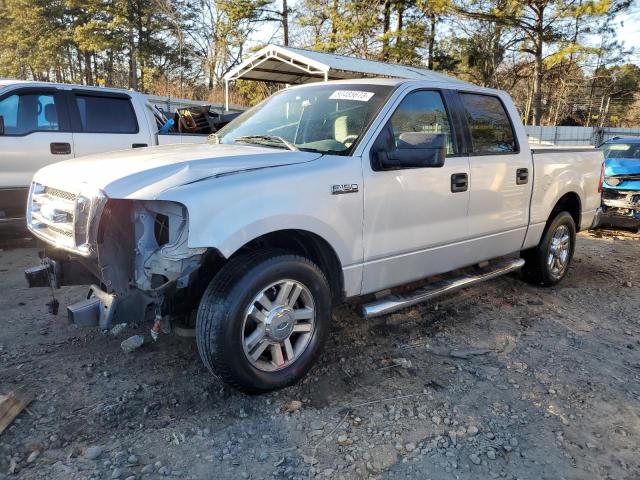 1FTRW12W48KC57580 - 2008 FORD F150 SUPERCREW SILVER photo 1