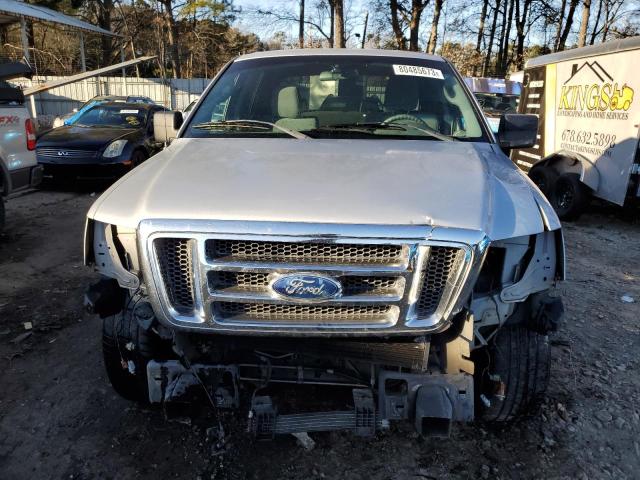 1FTRW12W48KC57580 - 2008 FORD F150 SUPERCREW SILVER photo 5