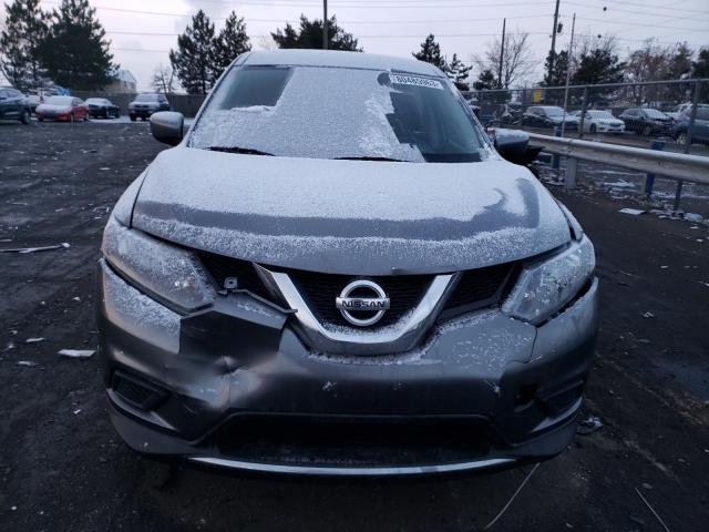 JN8AT2MV9GW132053 - 2016 NISSAN ROGUE S GRAY photo 5