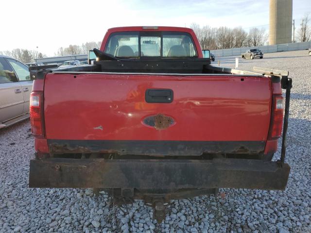 1FTNF21528EE47325 - 2008 FORD F250 SUPER DUTY RED photo 6