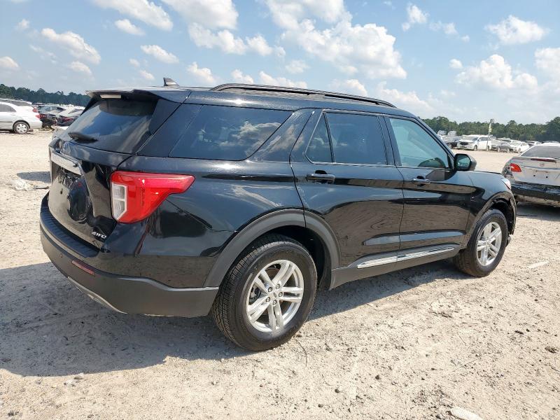 1FMSK8DHXPGB18152 - 2023 FORD EXPLORER XLT BLACK photo 3