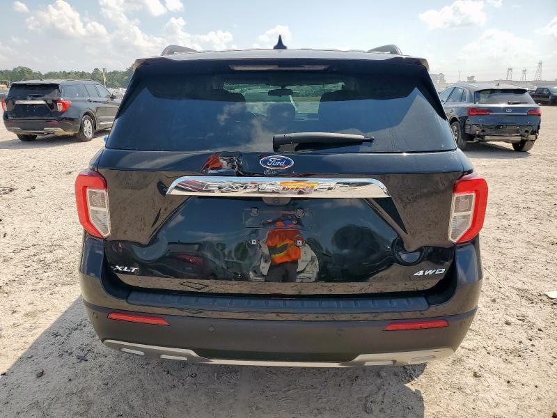 1FMSK8DHXPGB18152 - 2023 FORD EXPLORER XLT BLACK photo 6