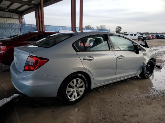 2HGFB2F57CH596938 - 2012 HONDA CIVIC LX SILVER photo 3