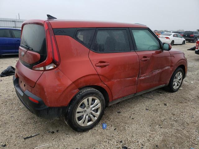 KNDJ23AU1L7017340 - 2020 KIA SOUL LX ORANGE photo 3