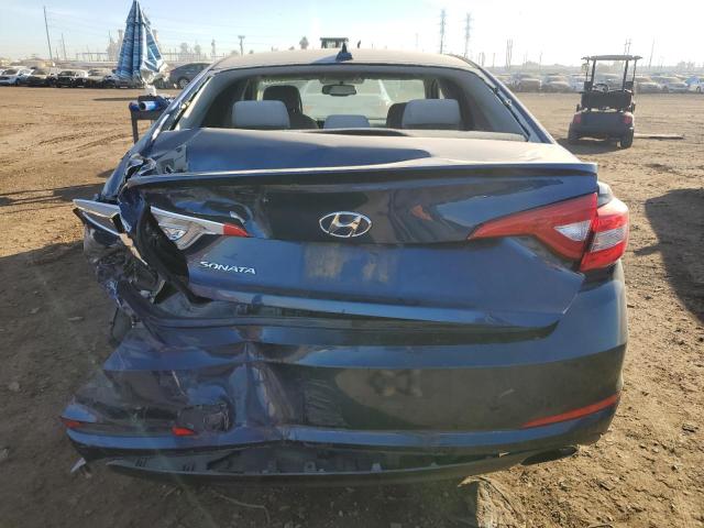 5NPE24AF4GH386784 - 2016 HYUNDAI SONATA SE BLUE photo 6