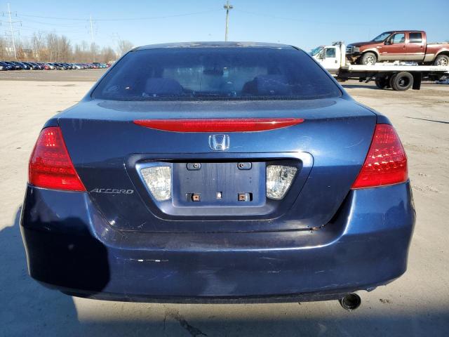 1HGCM56417A021874 - 2007 HONDA ACCORD LX BLUE photo 6