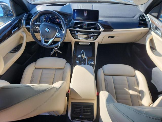 5UXTR9C5XKLP85934 - 2019 BMW X3 XDRIVE30I BLUE photo 8