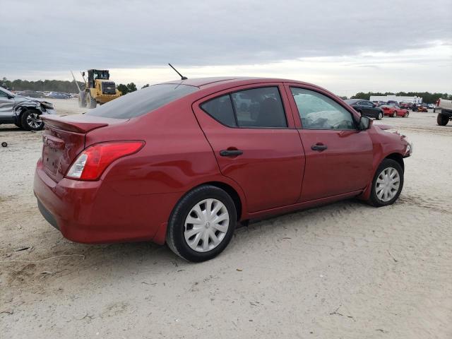 3N1CN7AP1HL864317 - 2017 NISSAN VERSA S RED photo 3