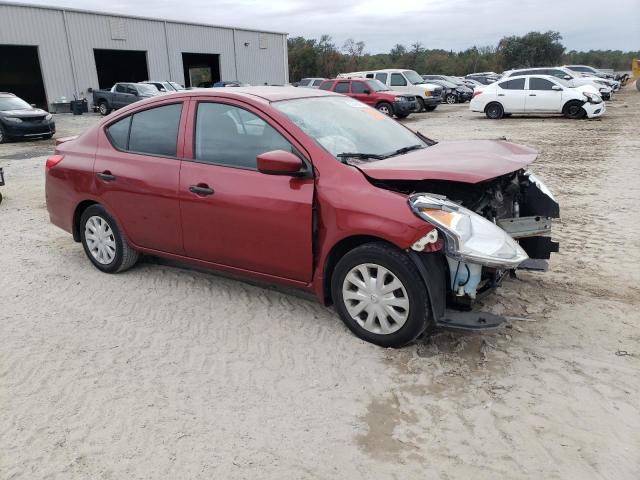 3N1CN7AP1HL864317 - 2017 NISSAN VERSA S RED photo 4