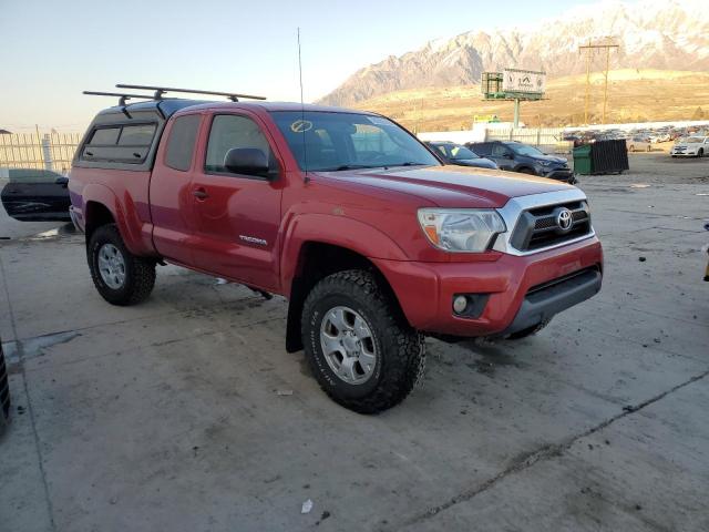 5TFUU4EN2DX057685 - 2013 TOYOTA TACOMA RED photo 4