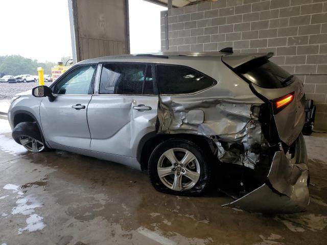 5TDKDRBH8PS521575 - 2023 TOYOTA HIGHLANDER L SILVER photo 2