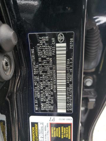 4T1BF1FK5HU698207 - 2017 TOYOTA CAMRY LE BLACK photo 12