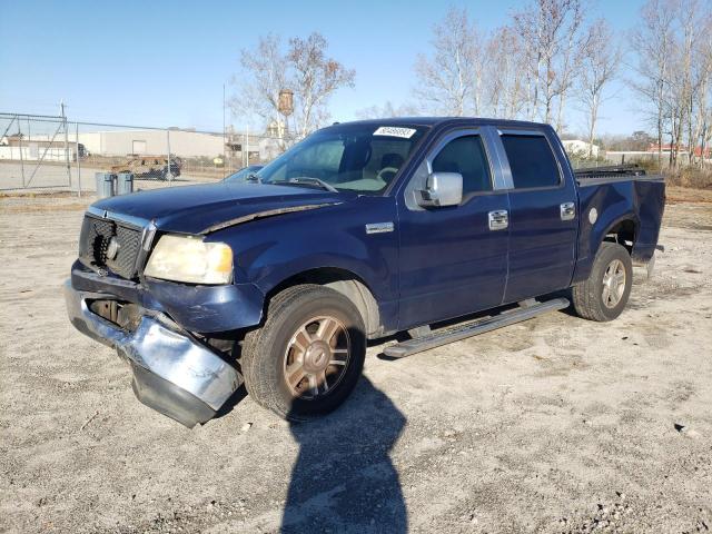 1FTRW12W88FA93582 - 2008 FORD F150 SUPERCREW BLUE photo 1