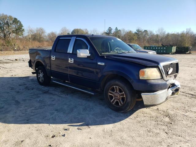 1FTRW12W88FA93582 - 2008 FORD F150 SUPERCREW BLUE photo 4