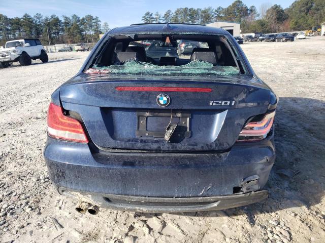 WBAUP7C50CVP22926 - 2012 BMW 128 I BLUE photo 6