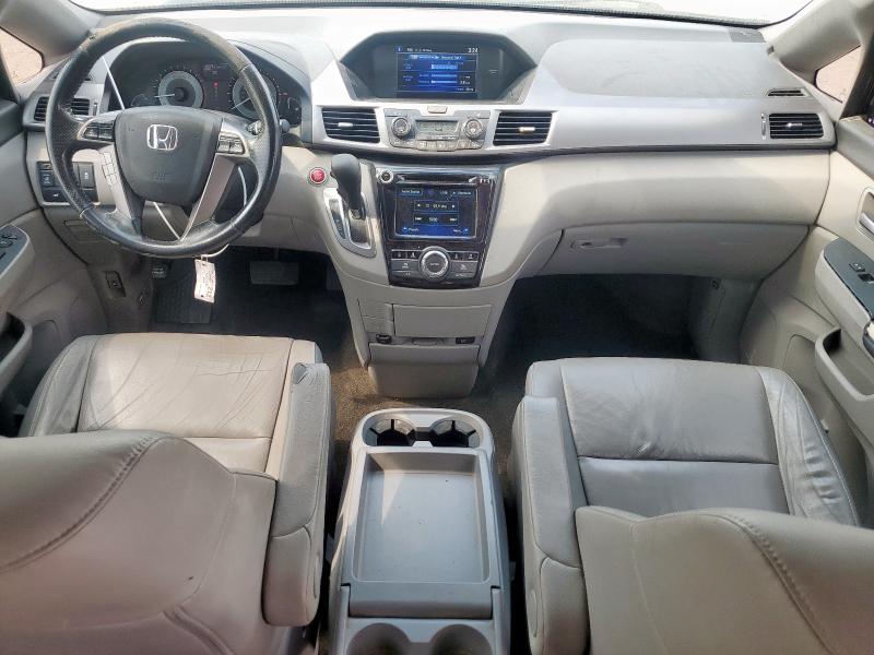 5FNRL5H69FB112746 - 2015 HONDA ODYSSEY EXL GRAY photo 8