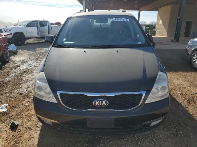 KNDMG4C71E6568954 - 2014 KIA SEDONA LX BLACK photo 5