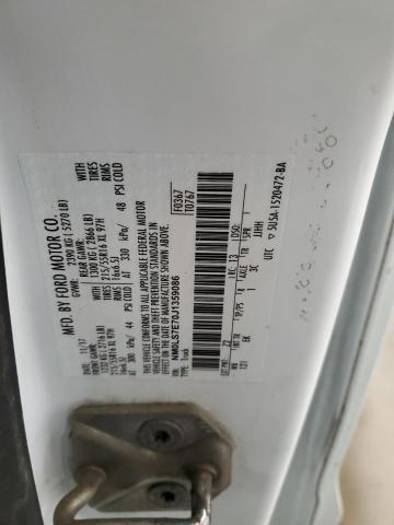 NM0LS7E70J1359086 - 2018 FORD TRANSIT CO XL 白色 照片 13