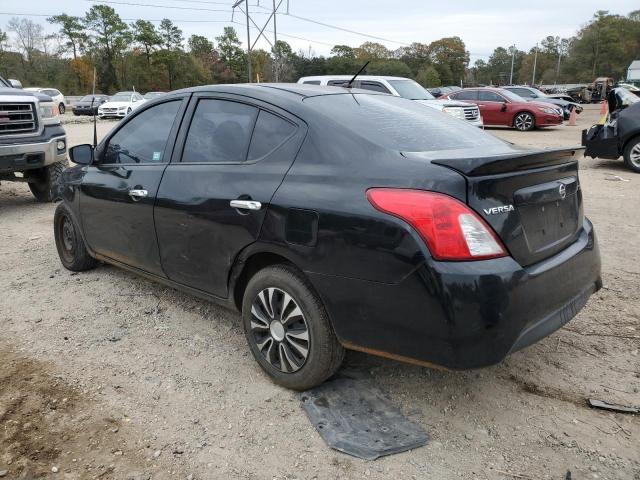 3N1CN7AP7HL807751 - 2017 NISSAN VERSA S BLACK photo 2