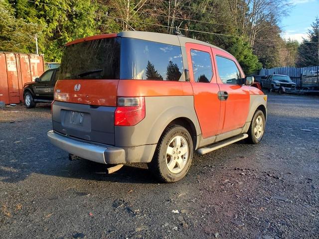 5J6YH285X3L029459 - 2003 HONDA ELEMENT EX ORANGE photo 3