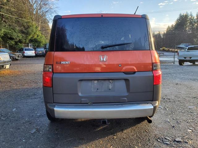 5J6YH285X3L029459 - 2003 HONDA ELEMENT EX ORANGE photo 6