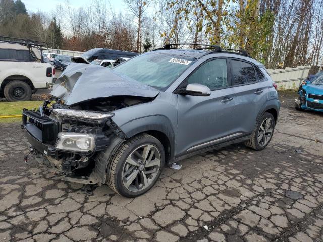 KM8K5CA59MU727699 - 2021 HYUNDAI KONA ULTIMATE GRAY photo 1