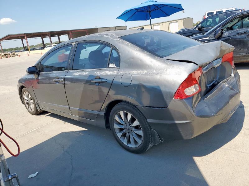 2HGFA16939H503146 - 2009 HONDA CIVIC EXL ნაცრისფერი ფოტო 2