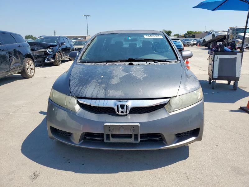 2HGFA16939H503146 - 2009 HONDA CIVIC EXL ნაცრისფერი ფოტო 5