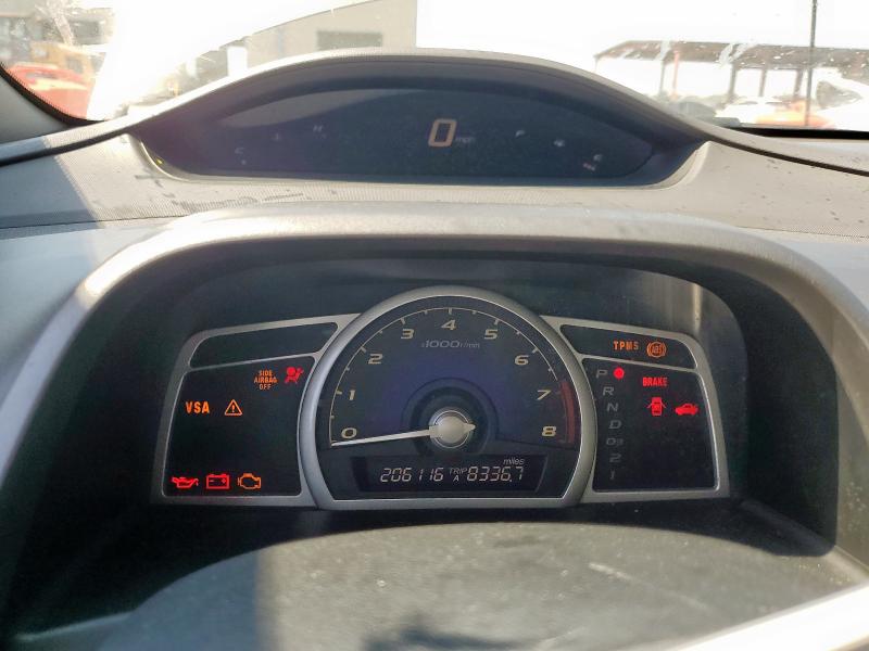 2HGFA16939H503146 - 2009 HONDA CIVIC EXL ნაცრისფერი ფოტო 9