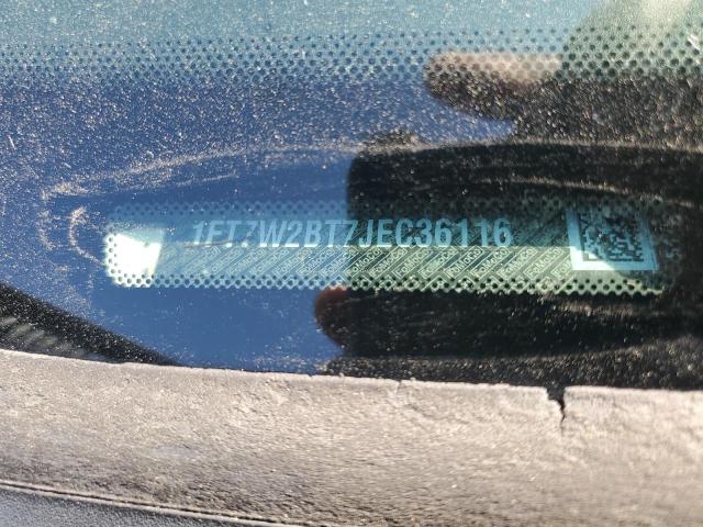 1FT7W2BT7JEC36116 - 2018 FORD F250 SUPER DUTY Белый фото 13