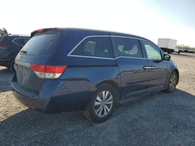 5FNRL5H69GB500139 - 2016 HONDA ODYSSEY EXL BLUE photo 3