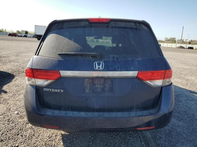 5FNRL5H69GB500139 - 2016 HONDA ODYSSEY EXL BLUE photo 6