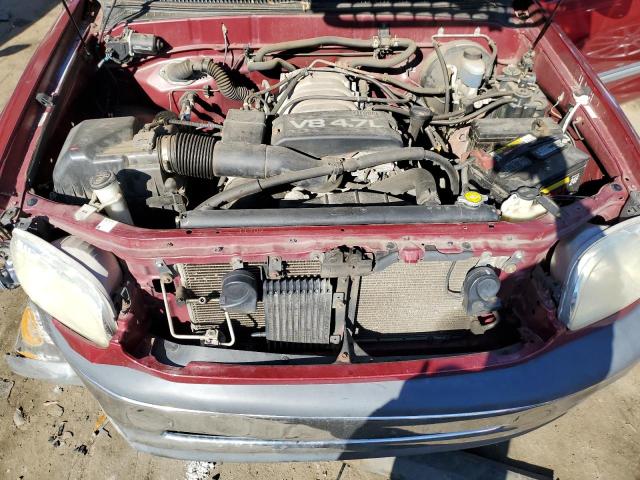 5TBRT34161S158739 - 2001 TOYOTA TUNDRA ACCESS CAB BURGUNDY photo 11