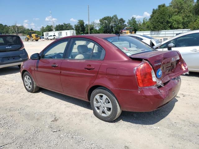 KMHCN46C29U295238 - 2009 HYUNDAI ACCENT GLS BURGUNDY photo 2