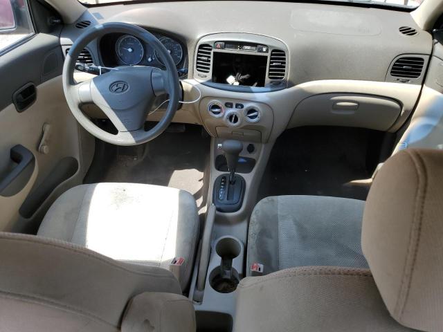 KMHCN46C29U295238 - 2009 HYUNDAI ACCENT GLS BURGUNDY photo 8