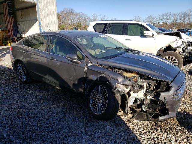 3FA6P0HD5ER133279 - 2014 FORD FUSION SE GRAY photo 4