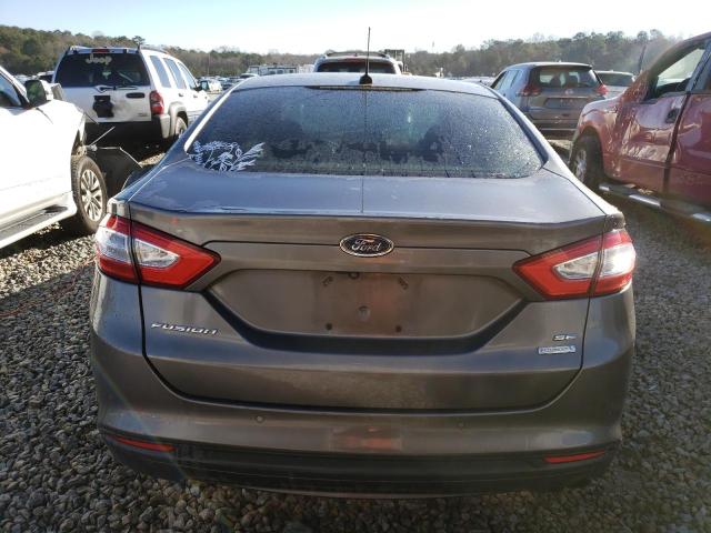 3FA6P0HD5ER133279 - 2014 FORD FUSION SE GRAY photo 6