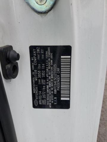 KMHTC6AE5EU210025 - 2014 HYUNDAI VELOSTER TURBO Ağ foto 12