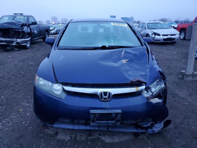 1HGFA16516L059325 - 2006 HONDA CIVIC LX BLUE photo 5