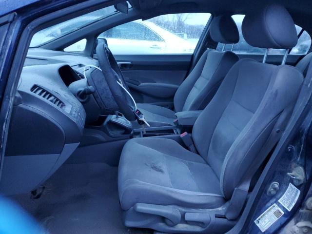 1HGFA16516L059325 - 2006 HONDA CIVIC LX BLUE photo 7