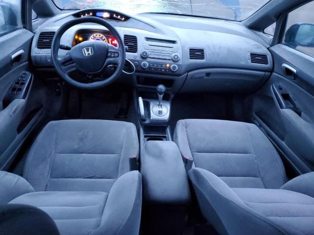 1HGFA16516L059325 - 2006 HONDA CIVIC LX BLUE photo 8