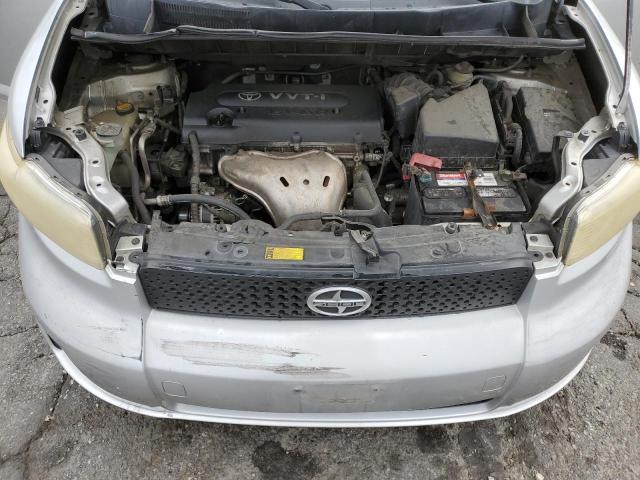 JTLKE50E581036747 - 2008 TOYOTA SCION XB SILVER photo 11