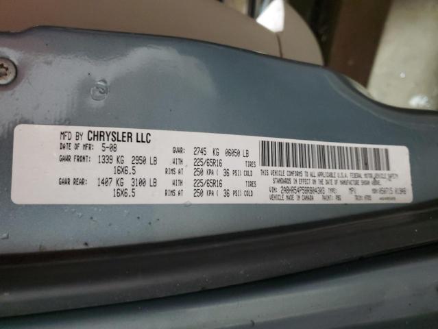 2A8HR54P58R804303 - 2008 CHRYSLER TOWN & COU TOURING 蓝色 照片 13