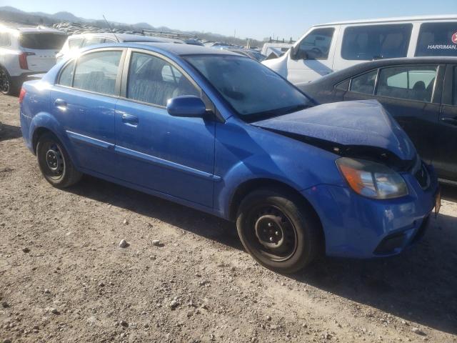 KNADH4A37A6644634 - 2010 KIA RIO LX BLUE photo 4