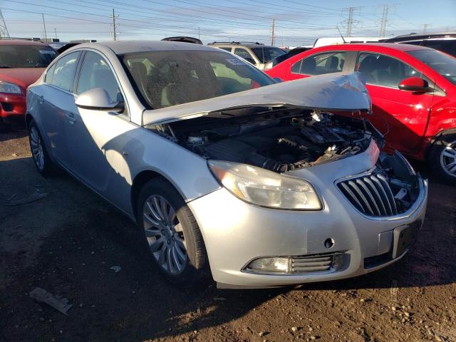 W04GN5EC4B1095329 - 2011 BUICK REGAL CXL SILVER photo 4