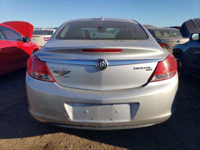 W04GN5EC4B1095329 - 2011 BUICK REGAL CXL SILVER photo 6