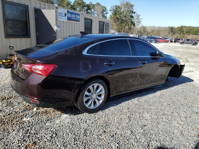 1G1ZD5ST3LF040714 - 2020 CHEVROLET MALIBU LT MAROON photo 3