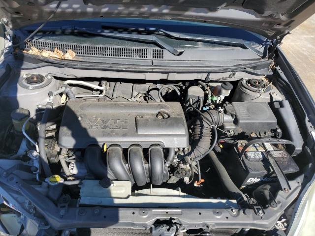 2T1KR32E64C179617 - 2004 TOYOTA COROLLA MA XR GRAY photo 11