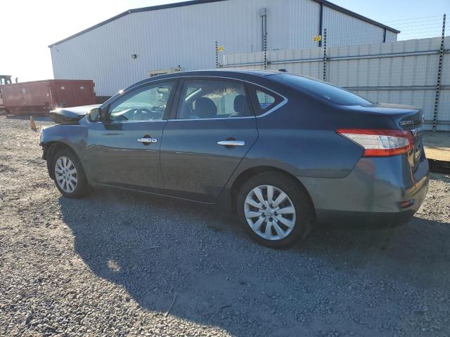 3N1AB7AP5DL694022 - 2013 NISSAN SENTRA S BLUE photo 2